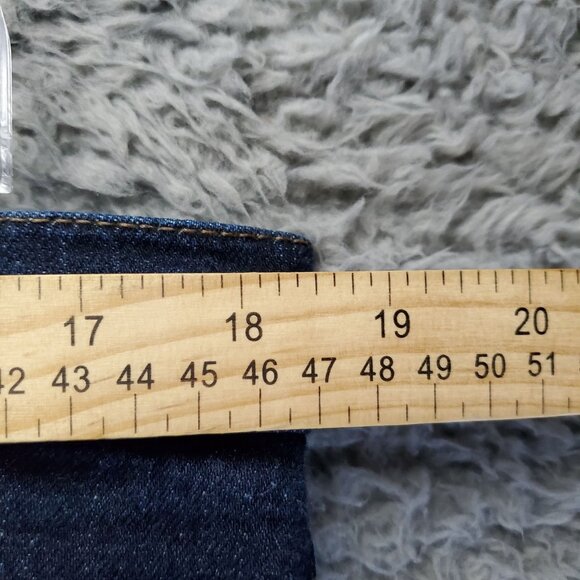 Lauren Jeans Co. Jeans Womens 16W Blue Straight Classic Fit Denim Stretch - Picture 4 of 11